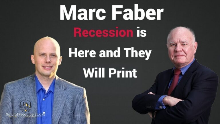 Marc Faber: Recession and High Monetary Inflation Environment. Central Banks Are Printing!